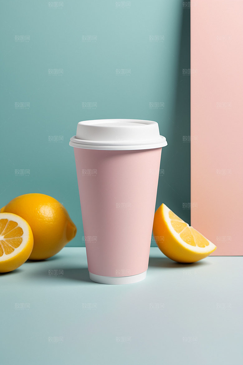 奶茶杯模型大气样机