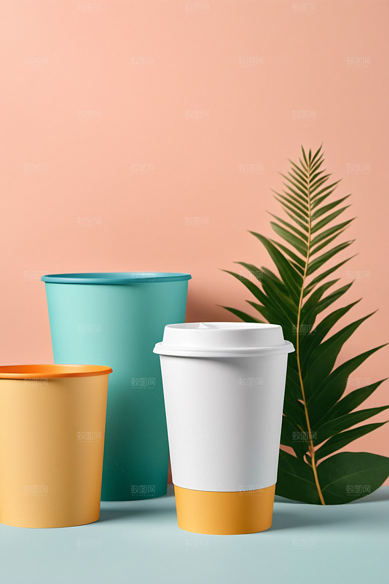 奶茶杯立体咖啡杯样机