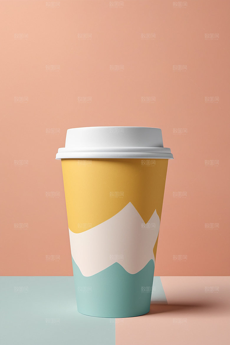 奶茶杯电商环保杯样机
