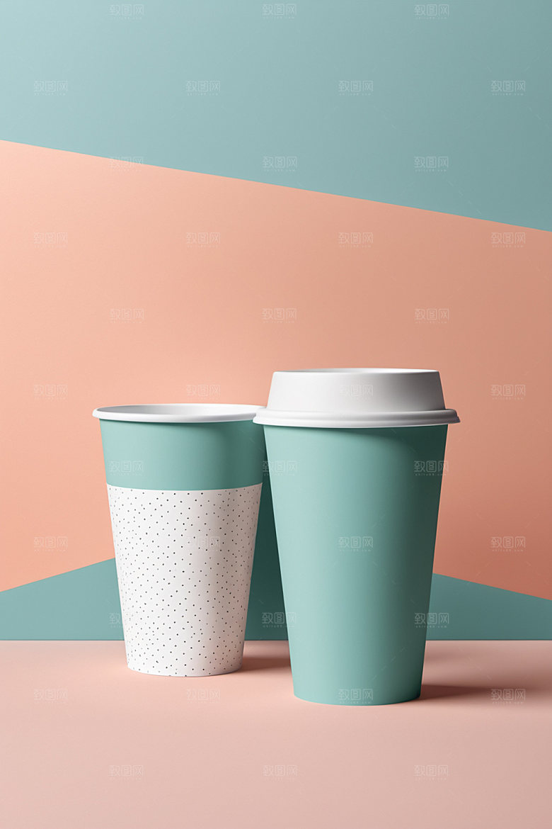 奶茶杯咖啡杯电商样机