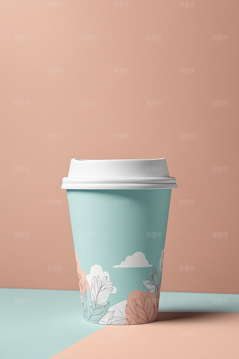 奶茶杯咖啡杯电商样机