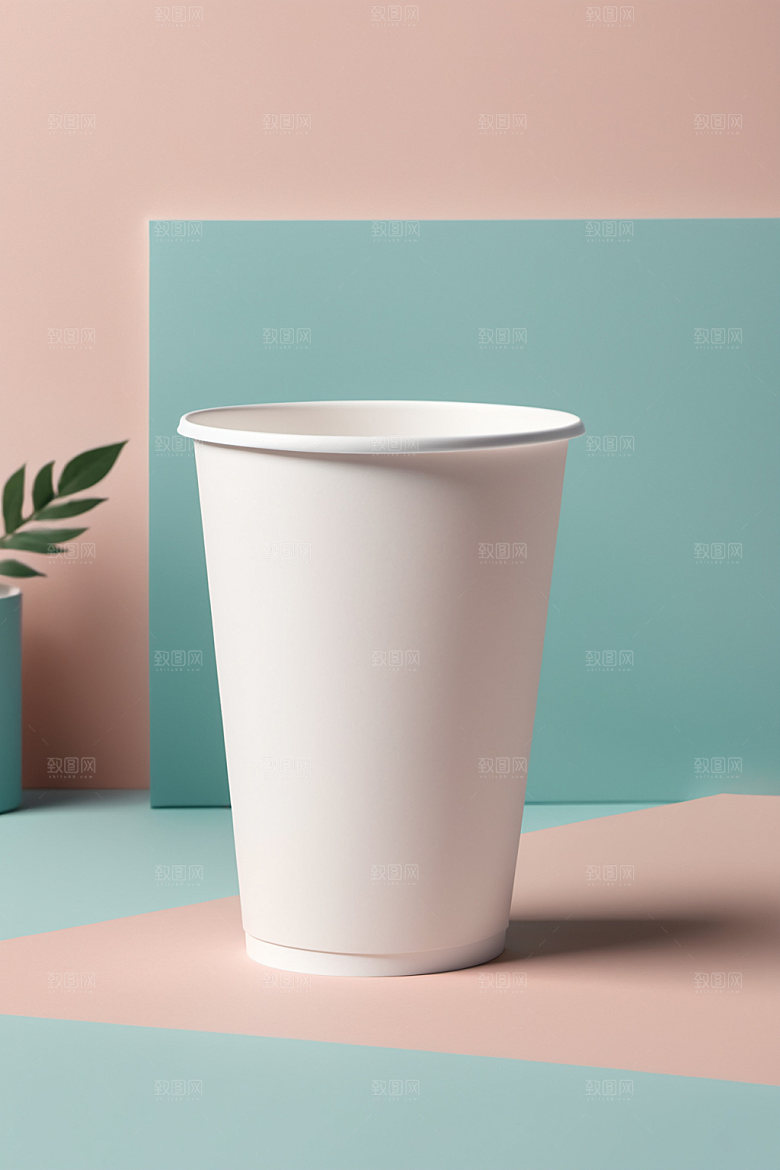 奶茶杯电商环保杯样机