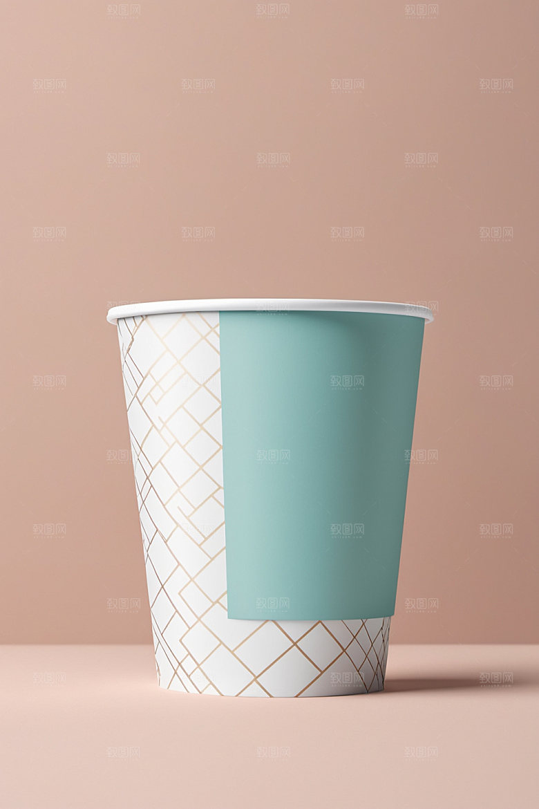 奶茶杯大气电商样机