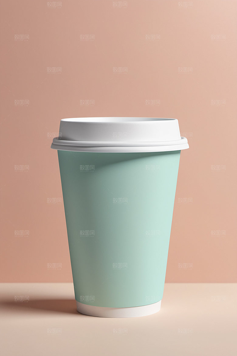 奶茶杯简洁大气样机
