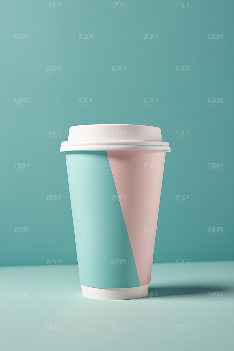 奶茶杯环保杯立体样机