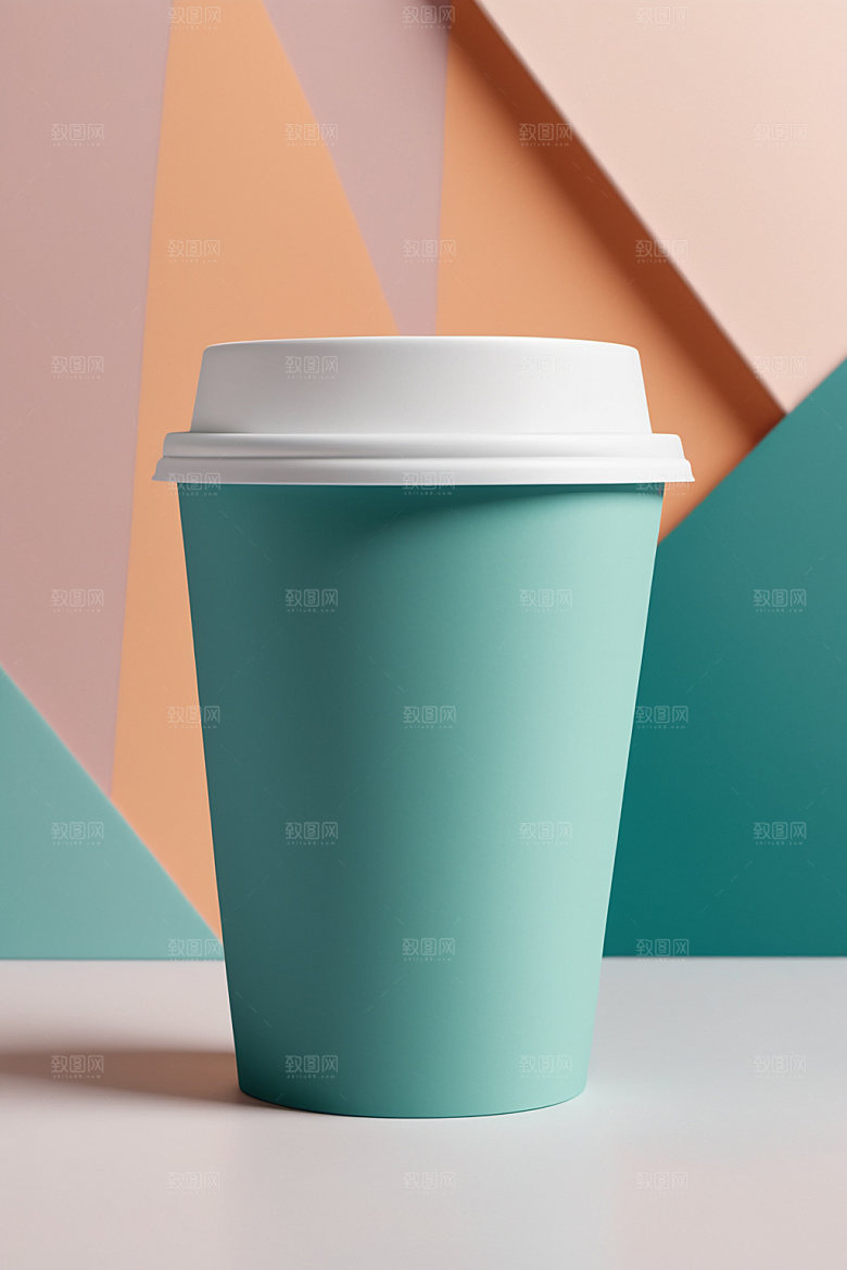 奶茶杯咖啡杯简洁样机