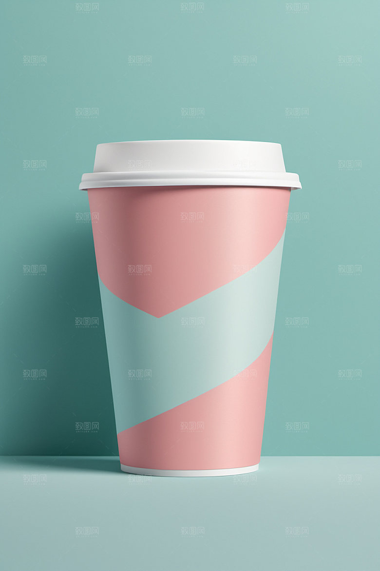 奶茶杯纸杯电商样机
