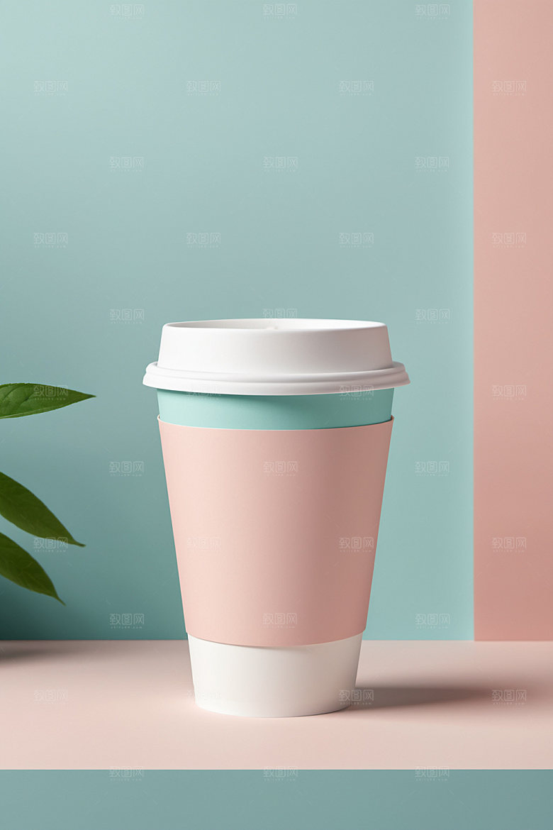奶茶杯大气简洁样机