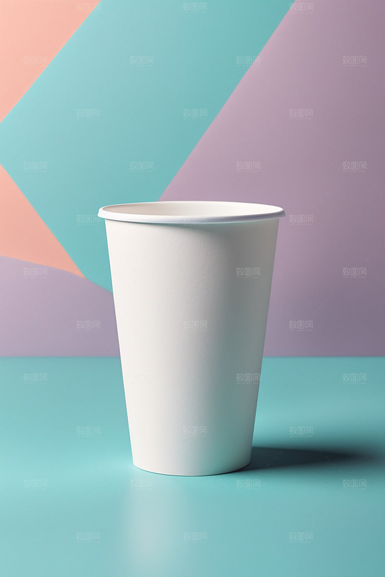 奶茶杯饮料杯立体样机