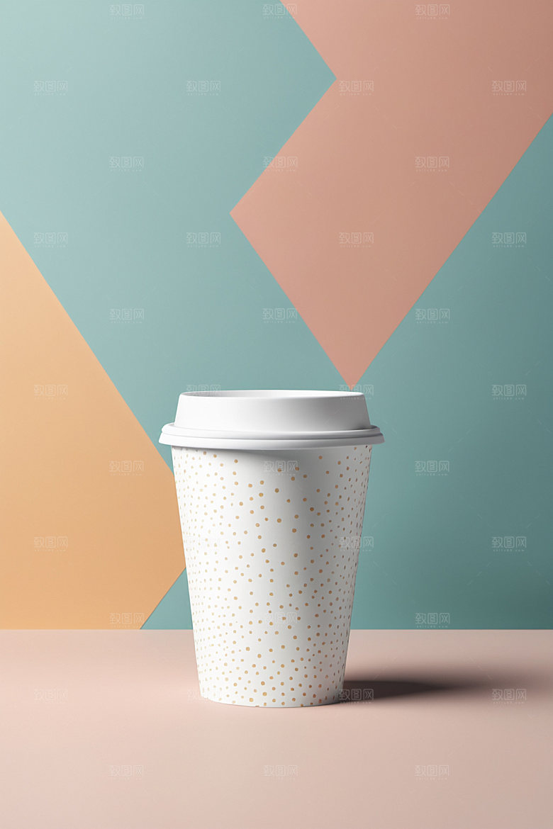 奶茶杯简洁模型样机