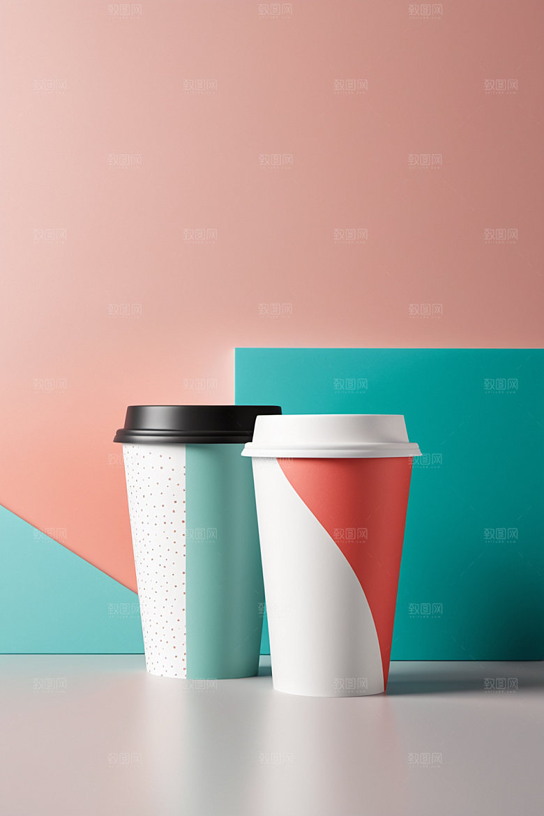 奶茶杯3D饮料杯样机