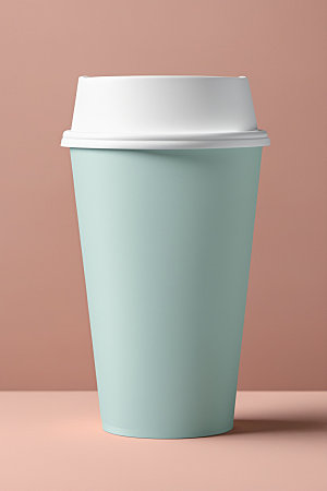 奶茶杯模型简洁样机