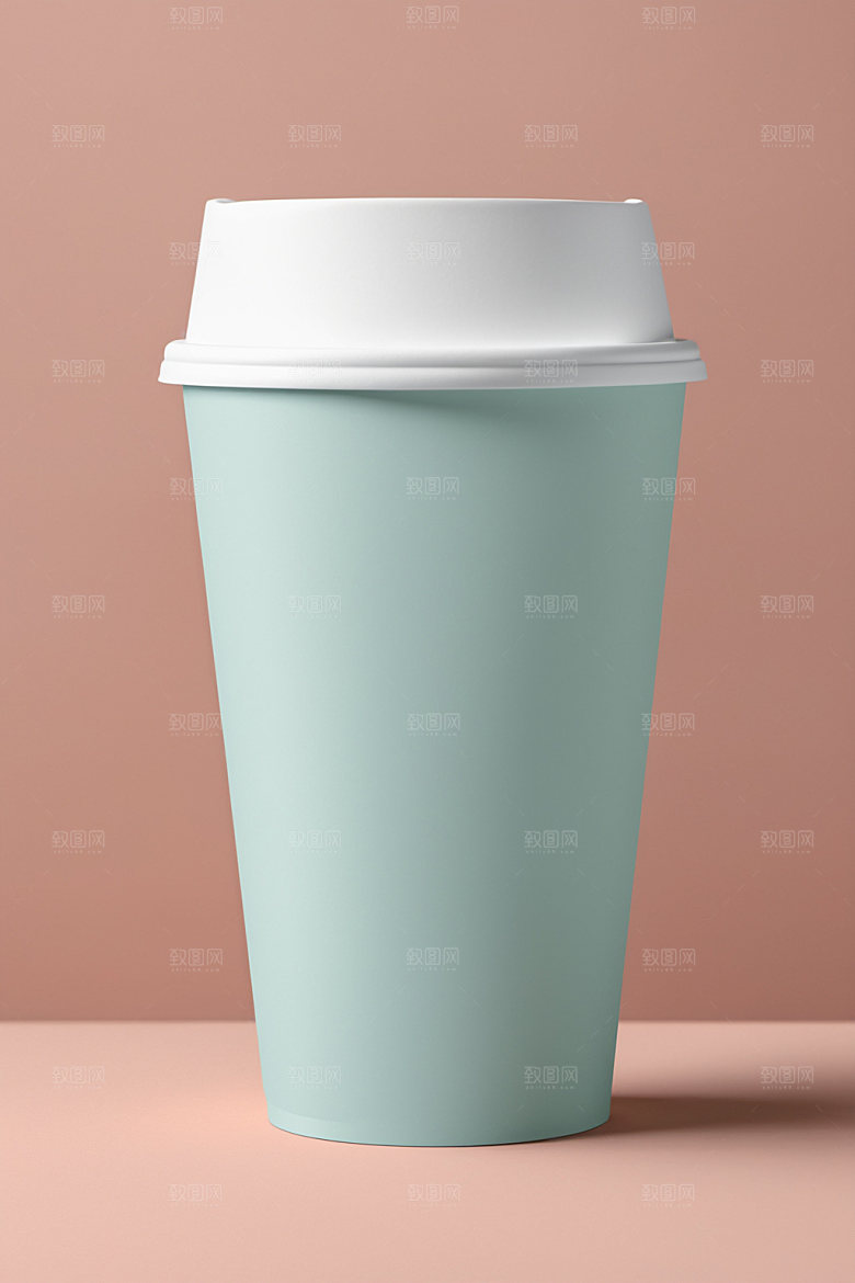 奶茶杯模型简洁样机