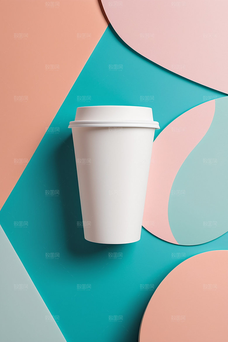 奶茶杯立体3D样机