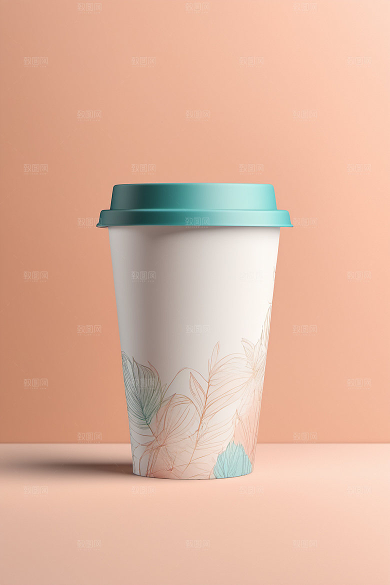 奶茶杯饮料杯纸杯样机