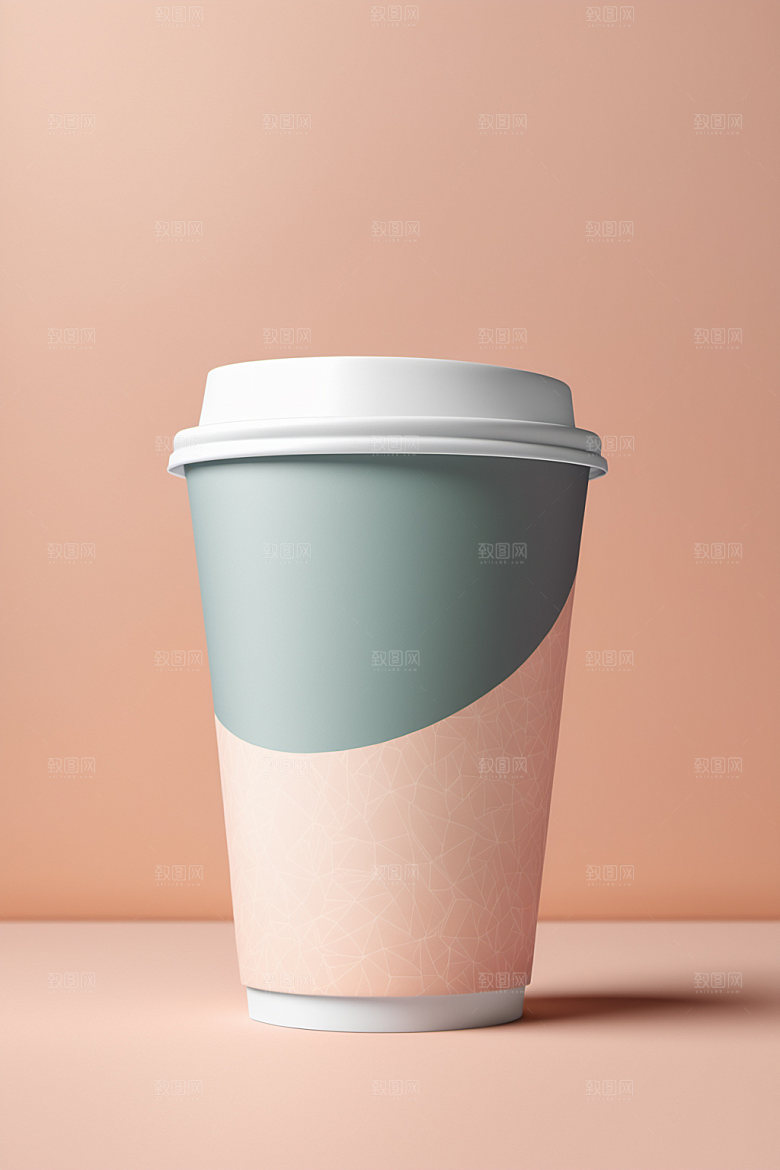 奶茶杯大气咖啡杯样机