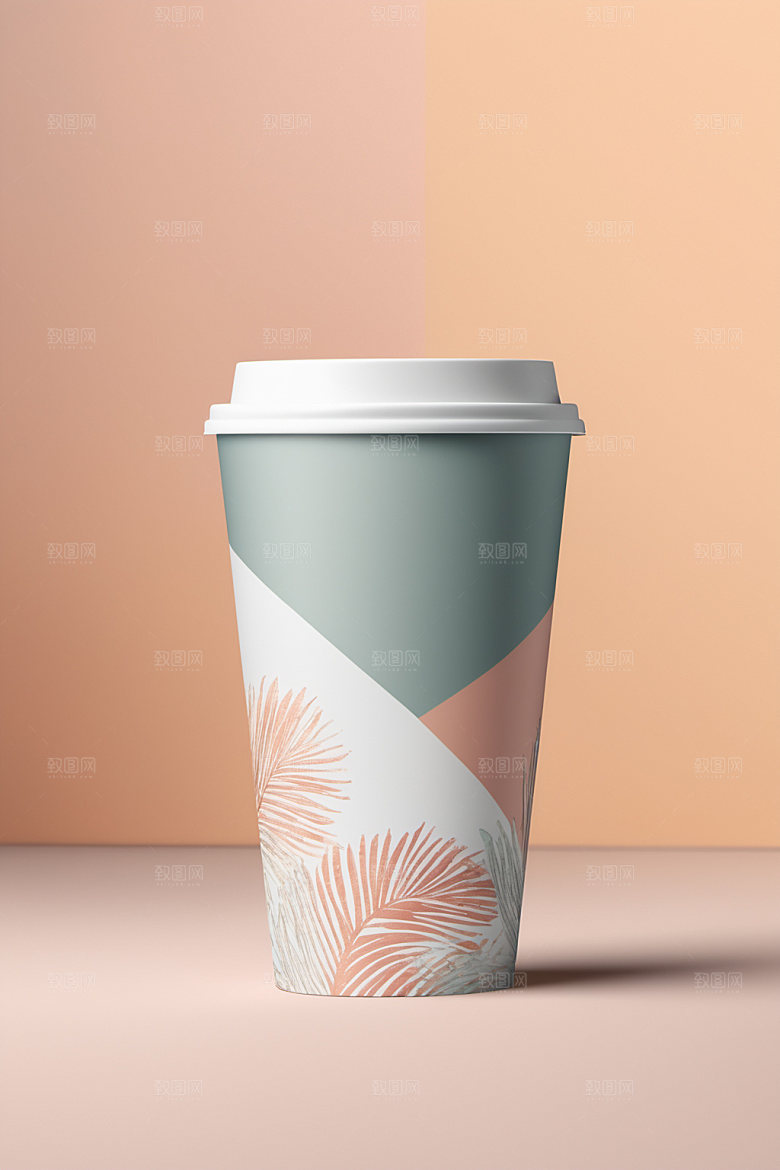 奶茶杯立体饮料杯样机
