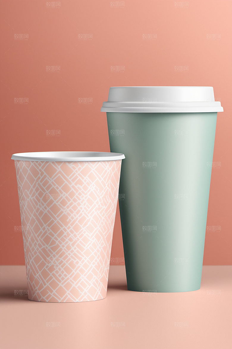 奶茶杯环保杯饮料杯样机