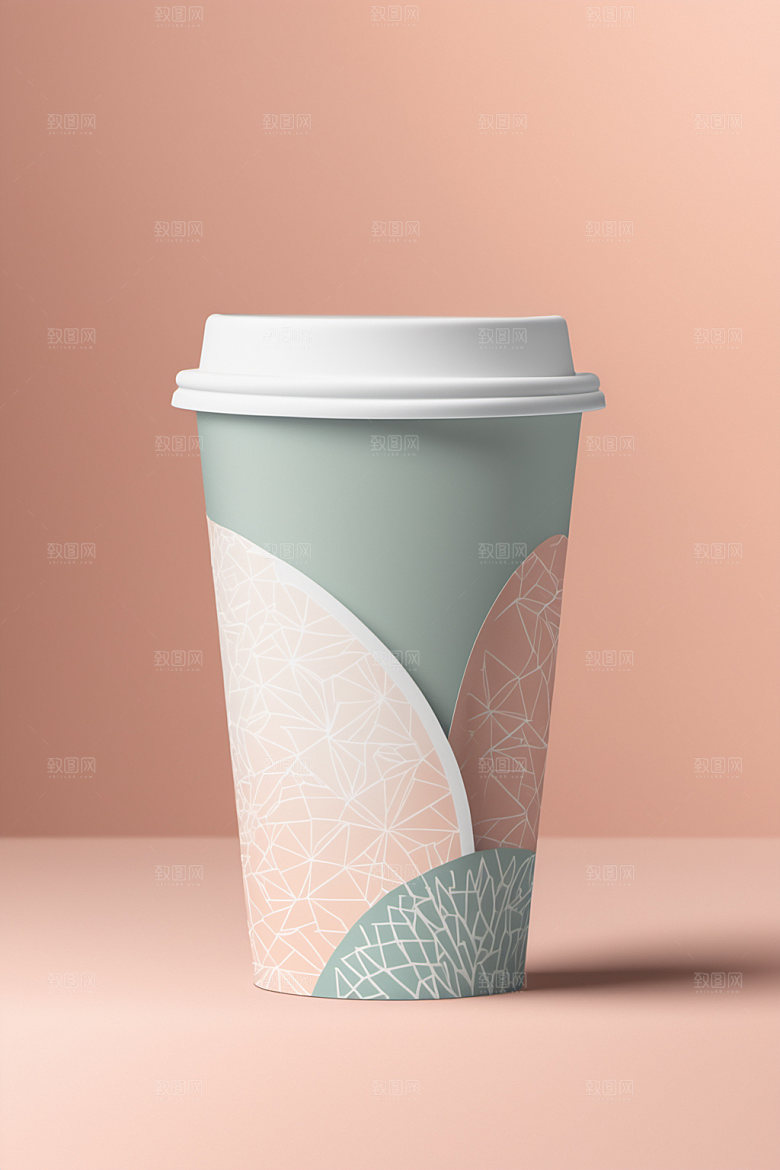 奶茶杯3D电商样机