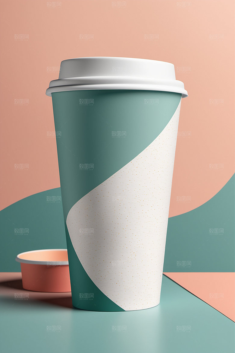 奶茶杯饮料杯电商样机