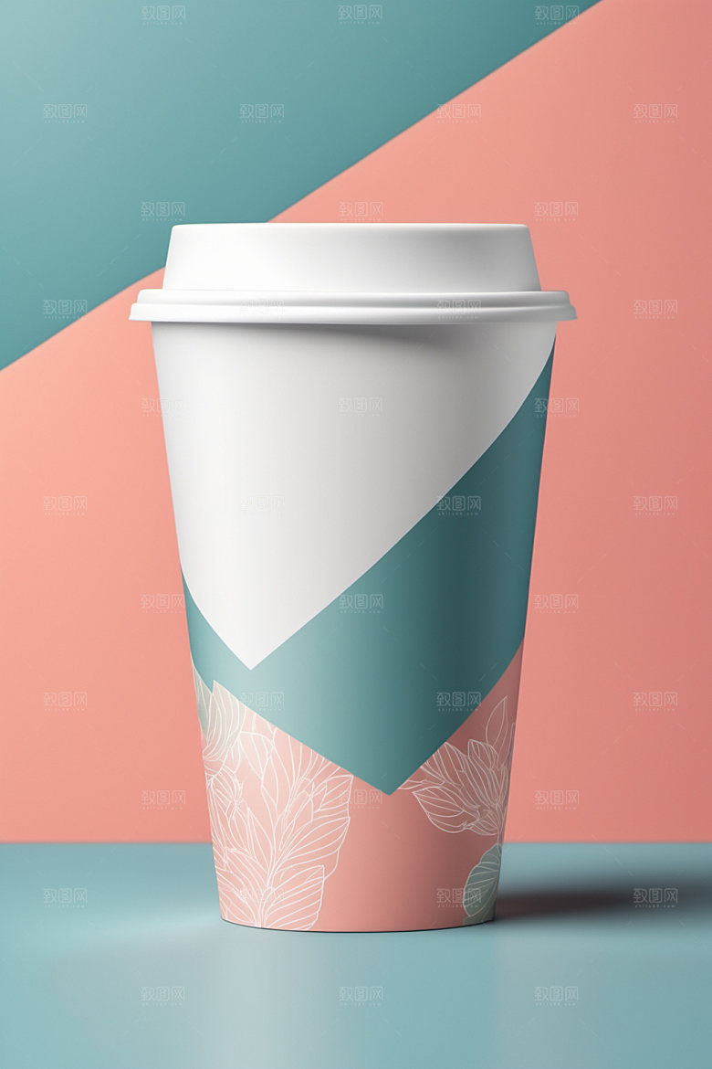 奶茶杯模型大气样机