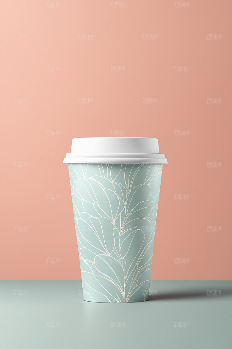 奶茶杯模型电商样机