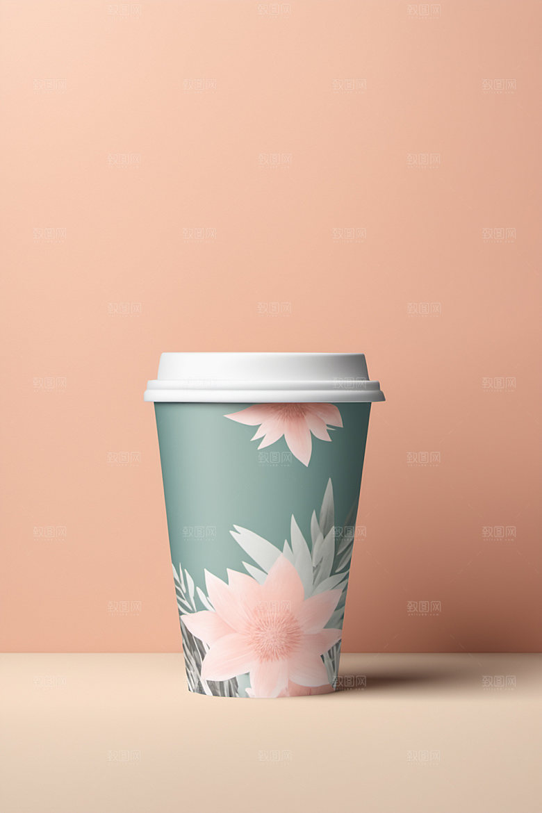 奶茶杯电商环保杯样机