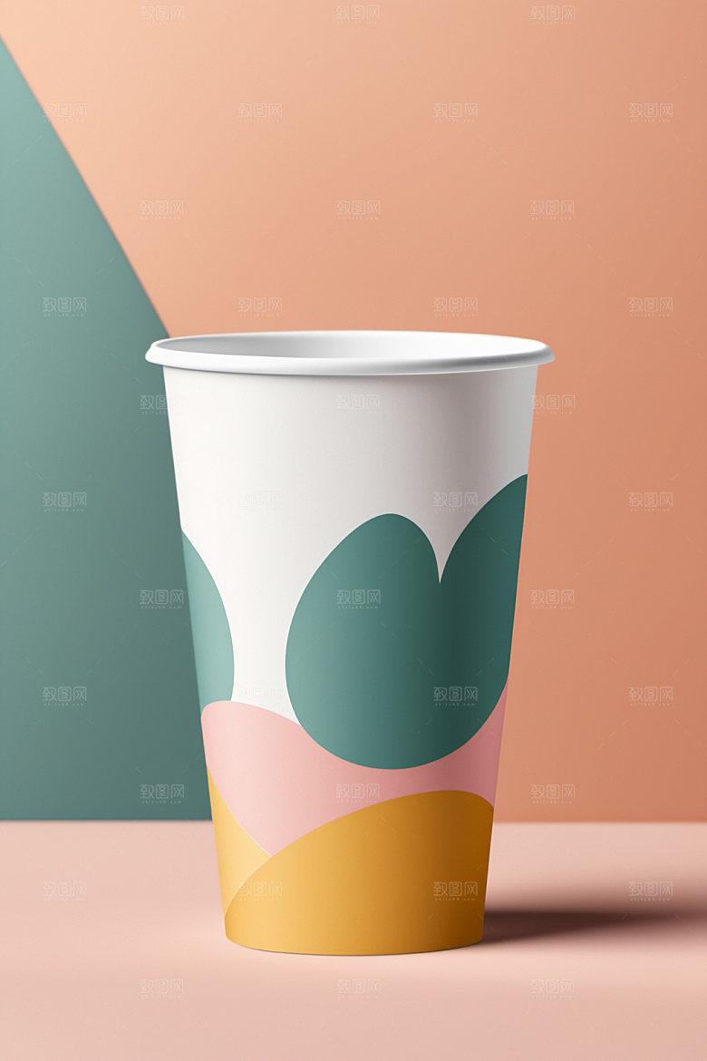 奶茶杯咖啡杯立体样机