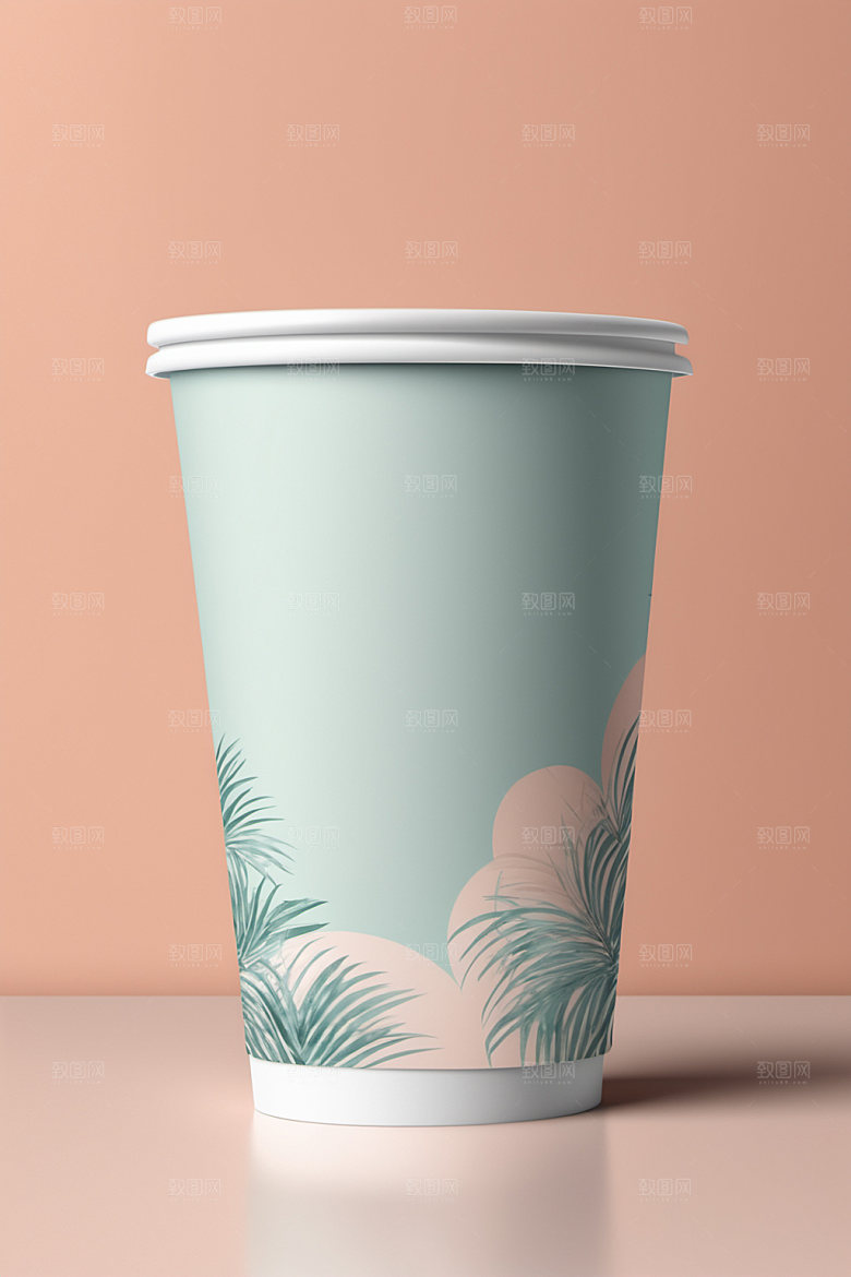 奶茶杯饮料杯电商样机