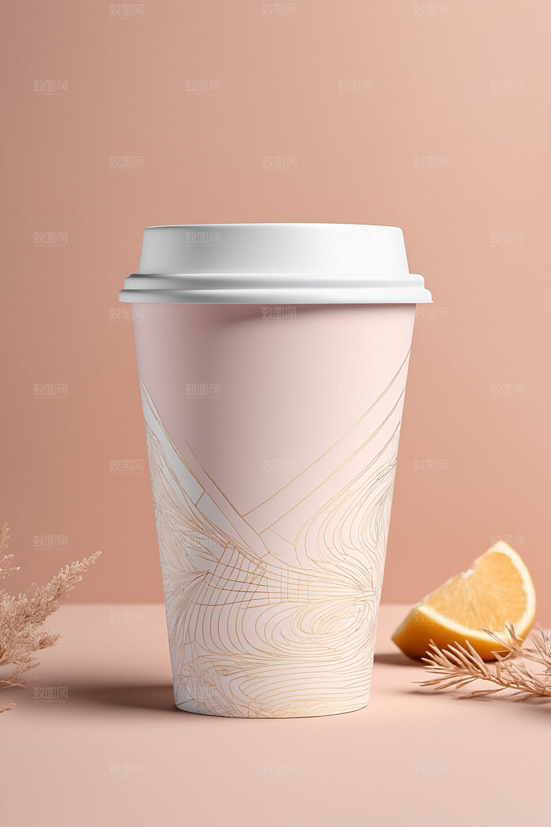 奶茶杯电商3D样机