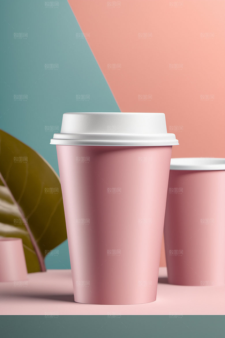 奶茶杯大气咖啡杯样机