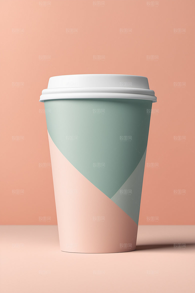 奶茶杯模型电商样机