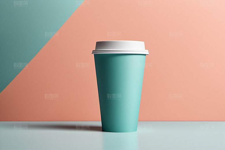 奶茶杯3D大气样机