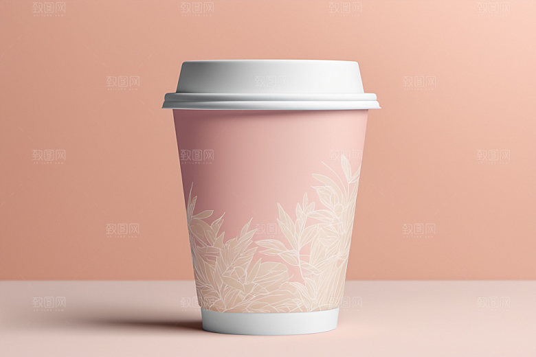 奶茶杯咖啡杯简洁样机