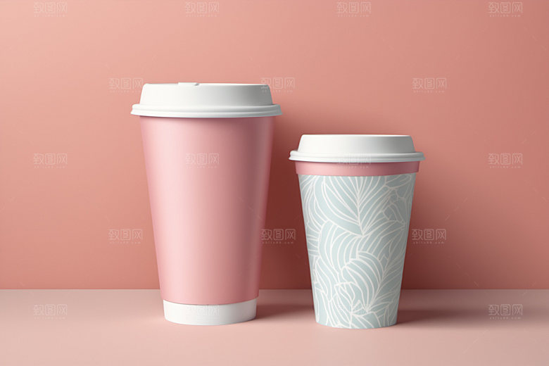 奶茶杯电商立体样机