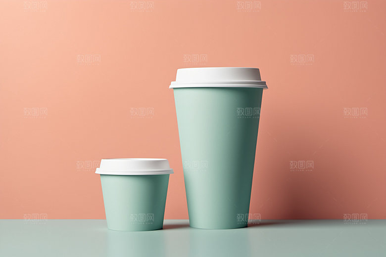 奶茶杯纸杯咖啡杯样机