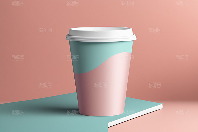 奶茶杯简洁模型样机