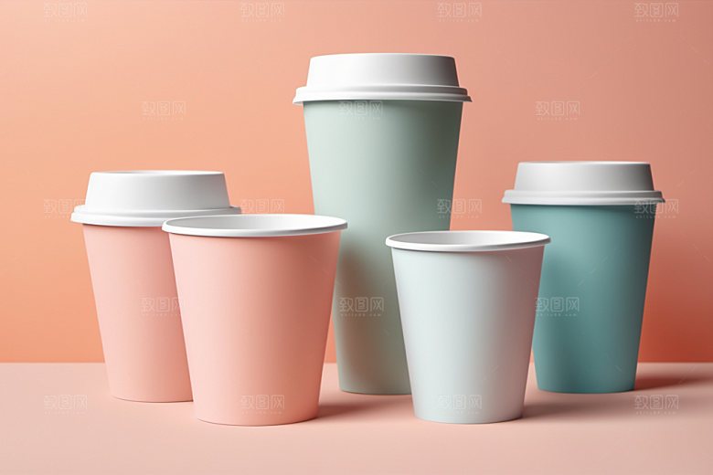 奶茶杯咖啡杯大气样机