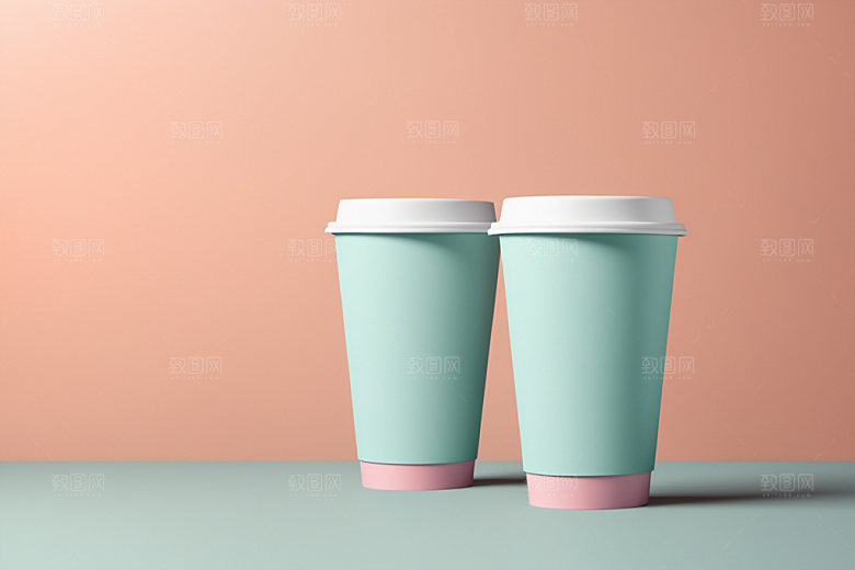 奶茶杯咖啡杯电商样机