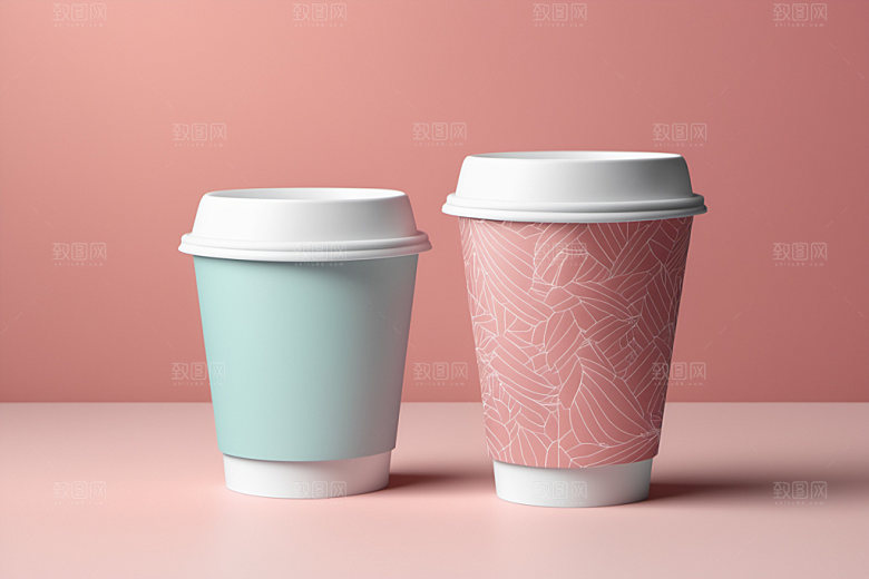 奶茶杯环保杯立体样机
