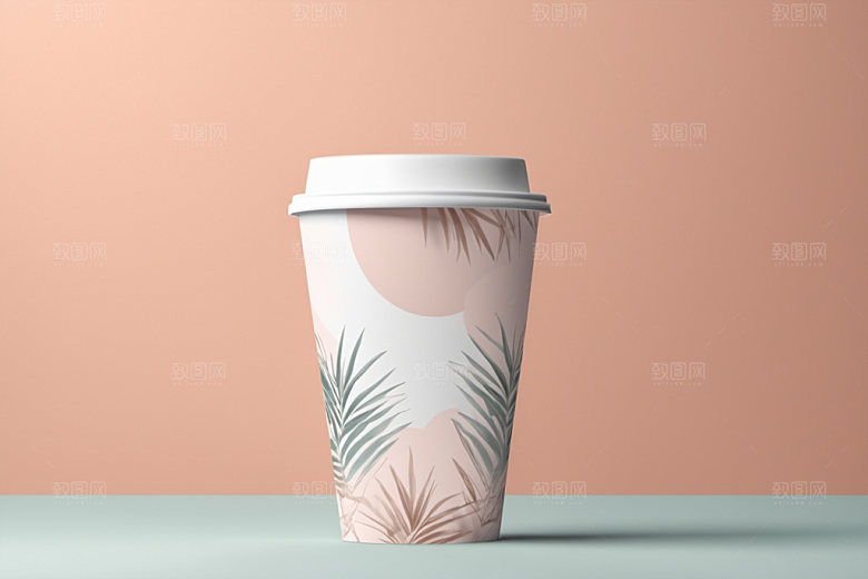 奶茶杯3D饮料杯样机
