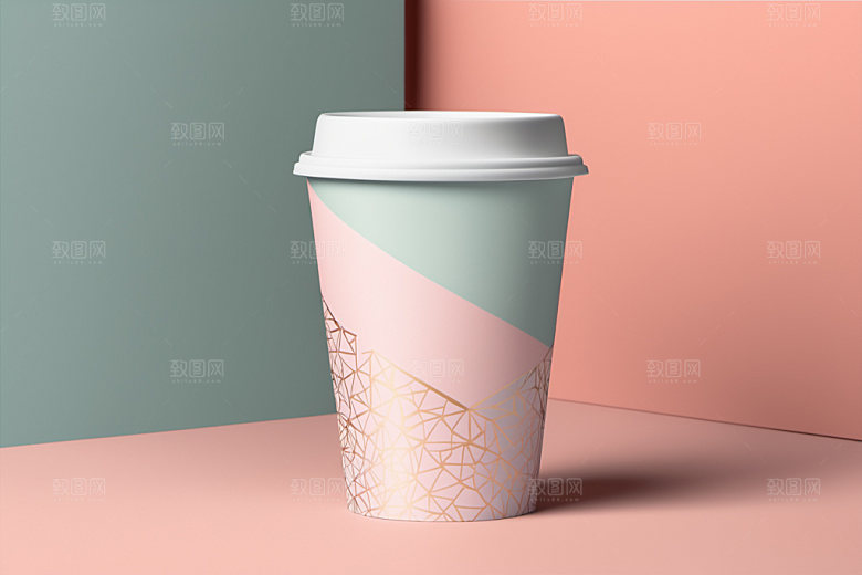奶茶杯电商饮料杯样机