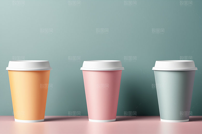 奶茶杯电商简洁样机