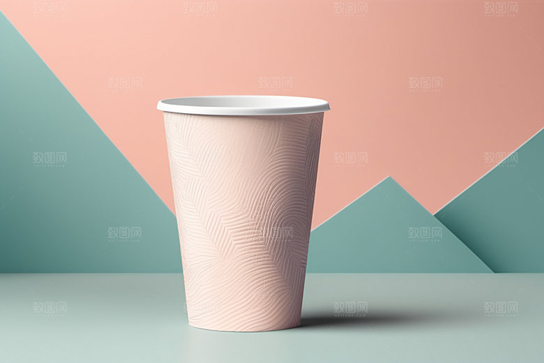 奶茶杯模型立体样机