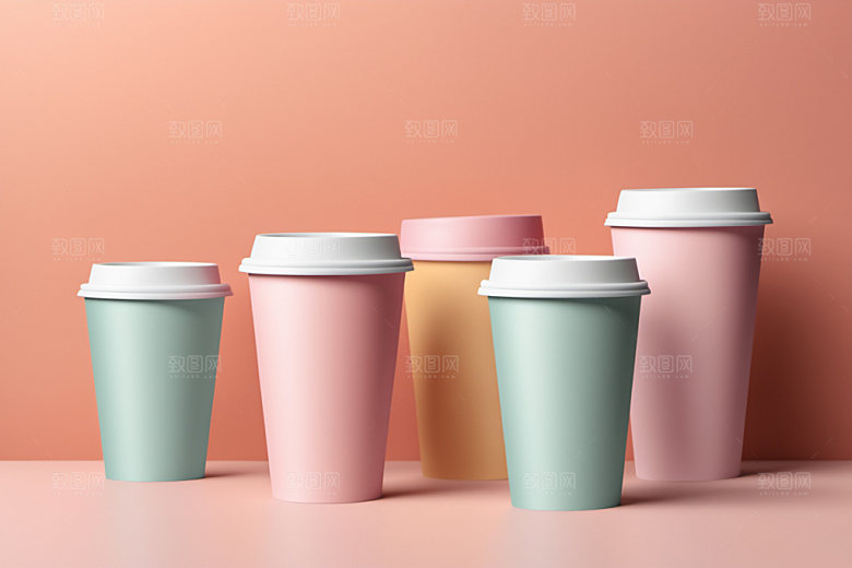 奶茶杯模型大气样机