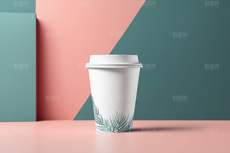 奶茶杯饮料杯纸杯样机