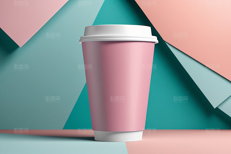 奶茶杯立体纸杯样机
