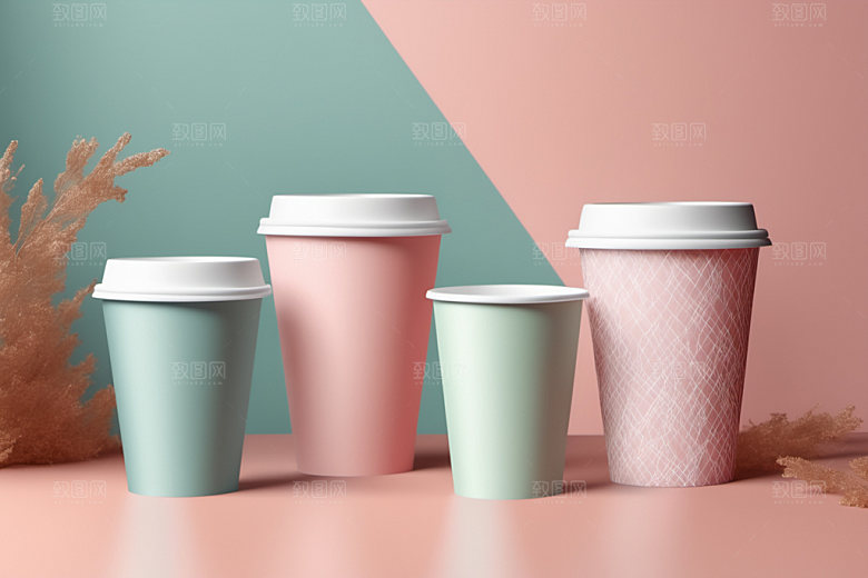 奶茶杯环保杯咖啡杯样机