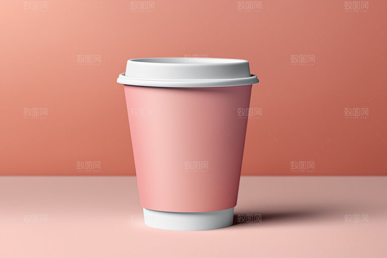 奶茶杯3D咖啡杯样机