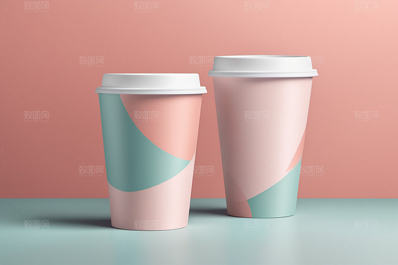 奶茶杯模型饮料杯样机